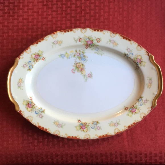 Hand painted Empress china platter - Picture 1 of 8